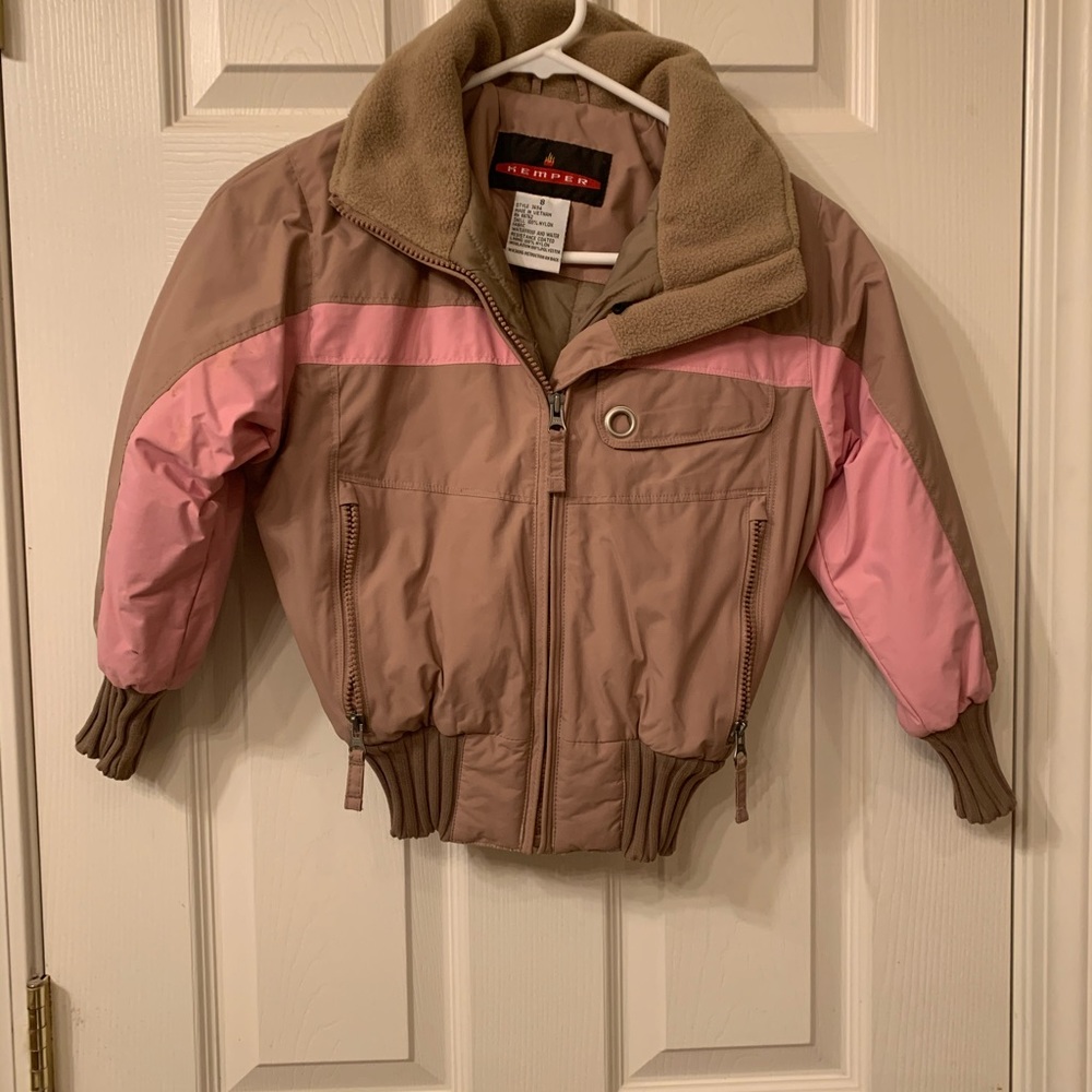 Girls waterproof snow jacket
